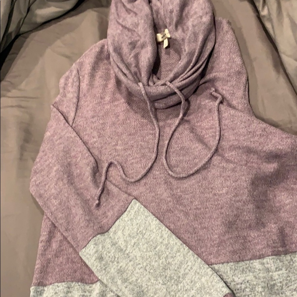Cowl neck sweater
